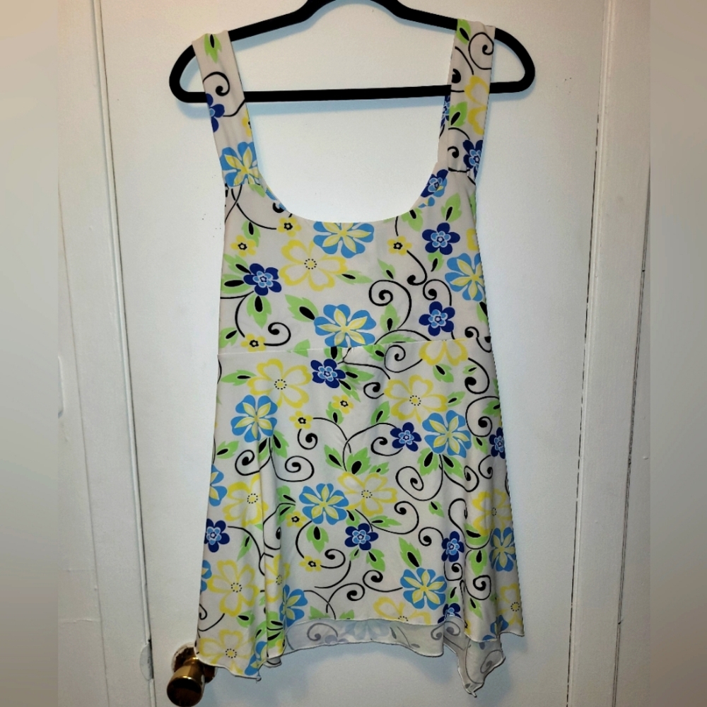 Claire France Floral Sleeveless Top Shirt Blouse Size 3x - Picture 3 of 4